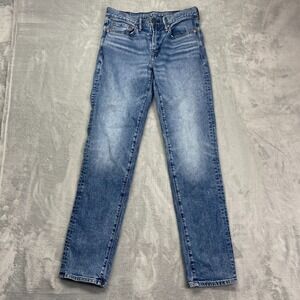 American Eagle Flex Jeans Womens 29x34 Blue Denim Streetwear Comfort Skinny Leg